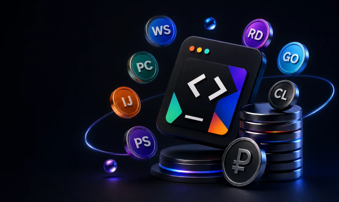 Покупка личной подписки JetBrains в России с расчетом в рублях через RusPay